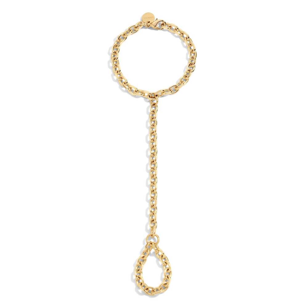 NEW EKLEXIC women's nova hand chain in gold